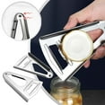 thumbnail image 1 of TIELUTT Triangular Can Opener Purpose Dispenser Screw Cap Remover Kitchen Small Corker Suction Cork Opener with Open Hands Stone Cup, 1 of 7
