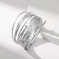 thumbnail image 6 of YYKihy Girl Leather Cuff Bracelet Set Multilayer Wrap Bracelet Star Bracelet Clasp Bracelet For Women, 6 of 7