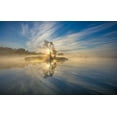 thumbnail image 2 of Keller 24x17 White Modern Wood Framed Museum Art Print Titled - The Island, 2 of 4