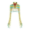 thumbnail image 1 of Tocado egipcio con cuentas borla diadema Cosplay Egipto reina tocado egipcio Negro, 1 of 8