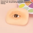 thumbnail image 3 of Herramienta de entrenamiento de sombras de ojos, simulación de modelos de cosméticos faciales, accesorio de práctica para principiantes, Ayudas para vestirse con gancho de botón Lado derecho Vogacara CE014517-02, 3 of 6