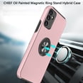 thumbnail image 3 of For Samsung Galaxy A13 5G Oil Painted Magnetic Ring Stand Hybrid Case Cover, 3 of 3