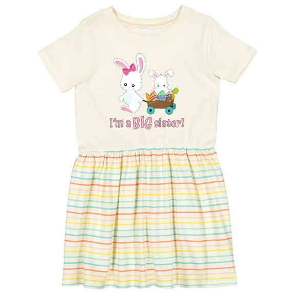 Inktastic I'm a Big Sister Girls Toddler Dress