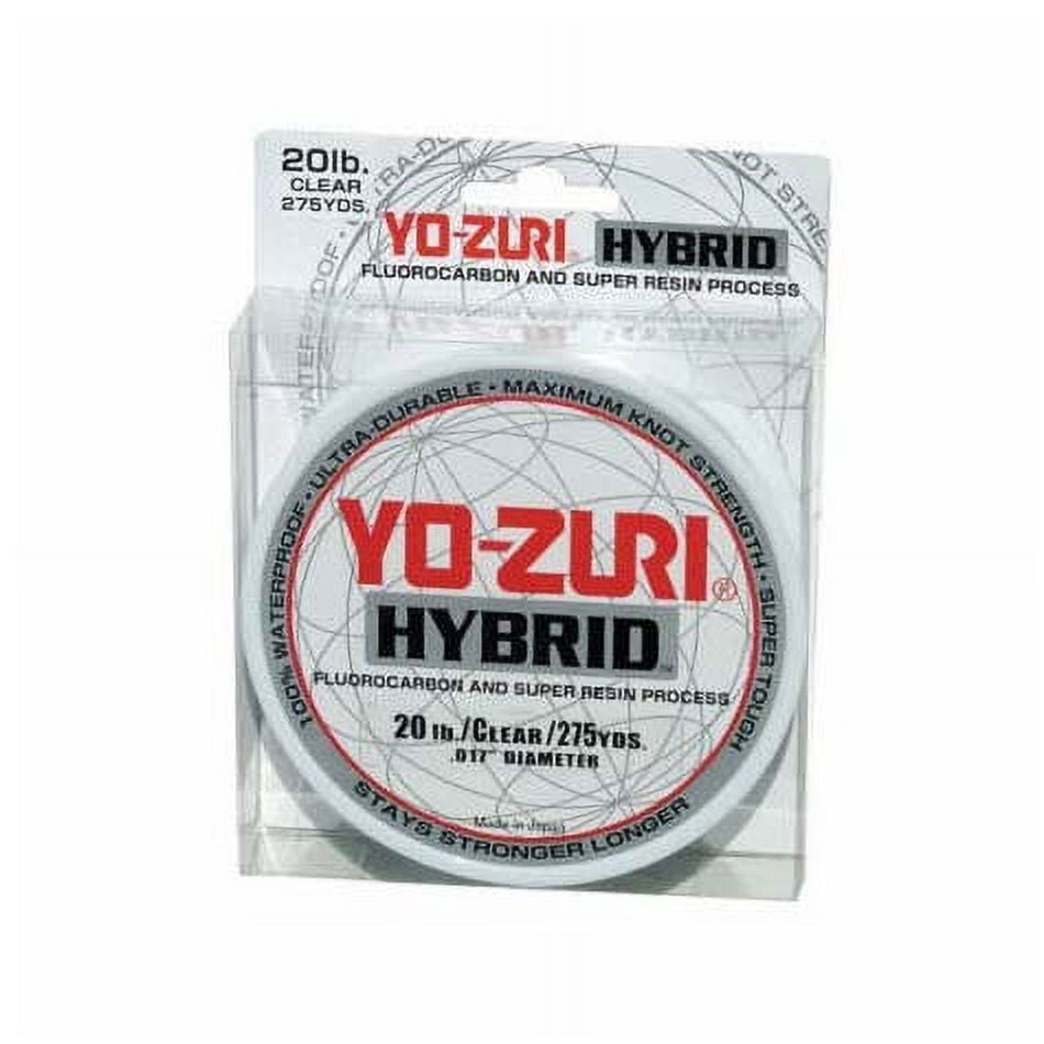 Yo-Zuri Hybrid Clear Line 10lb, 275yd, Flurocarbon/Nylon Hybrid