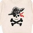 thumbnail image 3 of Inktastic Grunge Pirate Skull and Cross Bones Toddler Sweatshirt, 3 of 4