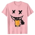 thumbnail image 4 of T Shirts for Men 2026 Summer Casual Short Sleeve Crewneck Ghost Face Drinking Graphic Tees Lover Tshirt, 4 of 4