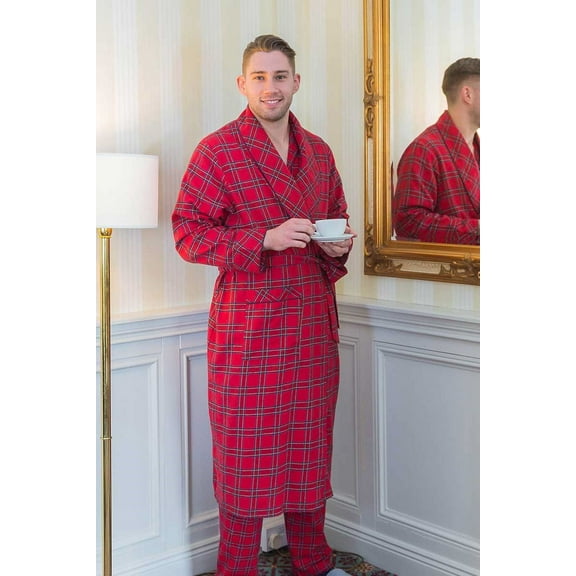 Lee Valley, Ireland - Men's Flannel Robe
