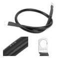 thumbnail image 1 of Copper Ground Wire, 23.6 Inch Earth Cable Tinned Copper Conductor With Strict Quality Standards For Connect Two Batteries For Battery Inverter Fuse Holder, 1 of 8