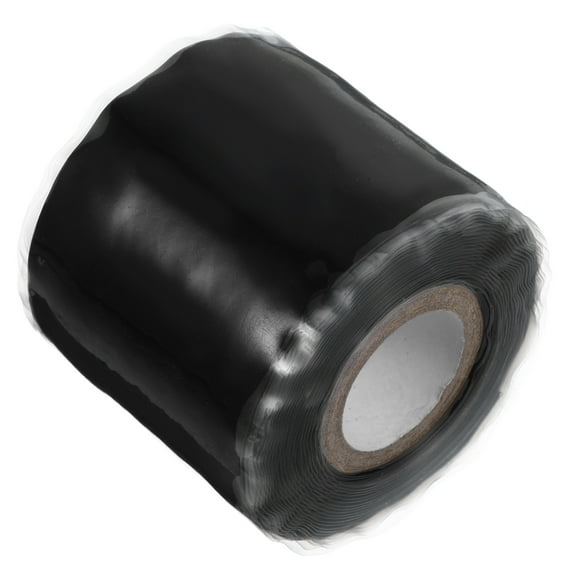 FONDOTIN Radiator Hose Repair Electrical Insulation Tape Black Silicone Rubber 1Set
