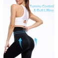 thumbnail image 5 of SHAPEVIVA High Waist Corset Yoga Pants, Capri Leggings for Women Tummy Control Running 4 Way Stretch Workout Leggings, 5 of 6