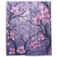 thumbnail image 6 of FREEAMG Peach Blossom Shower Curtain Waterproof Washable Shower Bath Curtain 60x72 Inch Bathroom Decoration Fabric Shower Curtains with 12 Hooks, 6 of 6