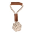thumbnail image 2 of Benji & Flo Tug 'N' Play Ball Suede Rope Dog Toy, 2 of 3