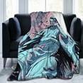 thumbnail image 6 of Anime Blanket, Jujutsu Kaisen Blanket, Super Soft Throw Blanket For Couch Sofa Bed, Cozy Lightweight Warm Flannel Blanket, 60"X50", 6 of 9