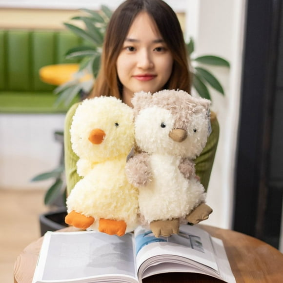 Cute Cartoon Chick Lamb Owl Soft Plush Doll Sleeping Toy Pillow Home Decoration