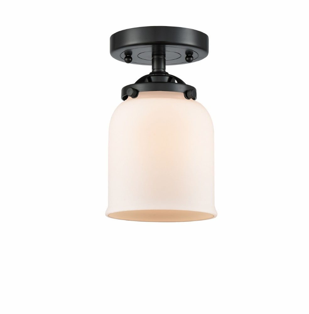 Innovations 284-1C-OB-G51-LED Small Bell 1 Light Semi-Flush