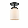 thumbnail image 1 of Innovations Lighting - Small Bell-3.5W 1 LED Semi-Flush Mount in Industrial, 1 of 1