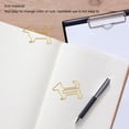 thumbnail image 3 of Paper Clip, 100 Pcs Cute Dog Shape Metal Paper Clips Portable And Durable Paperclips Lightweight Bookmarks For Home School And Office Use, 3 of 8