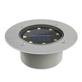 thumbnail image 3 of Lámpara subterránea de camino de camino de jardín impermeable de luz enterrada solar al aire libre 8LED Sywqhk Para estrenar, 3 of 7