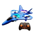thumbnail image 3 of Avión RC ligero para principiantes, regalo de cumpleaños para niños, juguete volador al aire libre Azul, 3 of 9