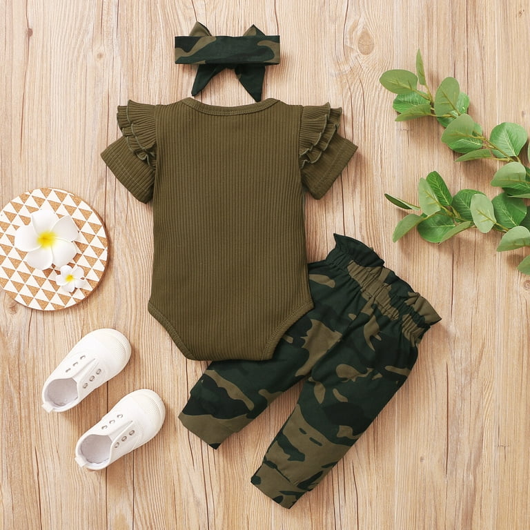 Army print clearance pants for girls