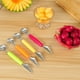 thumbnail image 4 of Cateissary Cuchillo de cocina de acero inoxidable de 18Cm para melón, cuchillo para tallar sandía, cuchara para cavar fruta de doble cara, Type9 NO9, 4 of 6