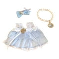 thumbnail image 1 of Vestido para muñecas Elegante traje de tela Accesorio de disfraz de juego de fantasía para niñas a partir de 3 años, 1 of 3