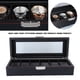 thumbnail image 1 of Caja De Reloj, Vitrina De Reloj De Cuero De PU, Para Joyería De Reloj, 1 of 7