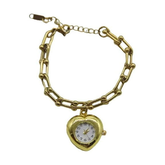 YongCo Vintage Inspired Adjustable Tassels Bracelet Featuring Pocket Watch Charm Bangle