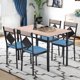 thumbnail image 4 of Funda de Silla de Piel Sintética Elástica, Impermeable | Funda de Alta Elasticidad para Sillas de Comedor y Otomanas | Resistente a Arañazos y Apta para Mascotas | Protector de Asiento Suave y Cómodo, 4 of 6