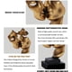 thumbnail image 4 of Escultura Decoración El silencio es un arte abstracto dorado Estatua Decoración Sala de estar Oficina Bar JFHHH pequeña, 4 of 5