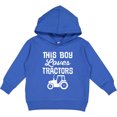 thumbnail image 2 of Inktastic Farming This Boy Loves Tractors Toddler Hoodie, 2 of 4