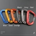 thumbnail image 3 of 16KN Outdoor Accessory Professional Safety Lock Hook Mountaineering Buckle Climbing Equipment Climbing Carabiner ORANGE, 3 of 8