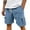 Sky Blue, variant on NAFUU Men's Relaxed-Fit Shorts Mens Casual Shorts Summer Loose Fit Elastic Waist Joggers Short Breathable Outdoor Mens Shorts Beach Trousers