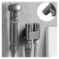 thumbnail image 2 of Bathroom Handheld Toilet Bidet Faucet, Sprayer Hand Bidet Set Toilet Self Cleaning Shower Head One In Two Out Angle Valve Faucet ,Versatile Features, 2 of 7