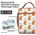 thumbnail image 2 of Foxy Insulated Lunch Box Men Reusable Lunch Bag Fit Most Bento Boxes Lunch Box Containers Office Beach, 2 of 6