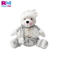 thumbnail image 2 of Decoración Muñecos Oso Polar Navideños de Peluche 32 cm blanco, 2 of 6
