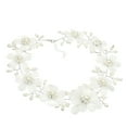 thumbnail image 2 of White Quartz Sakura Gradual Flower .925 Silver Necklace, 2 of 5