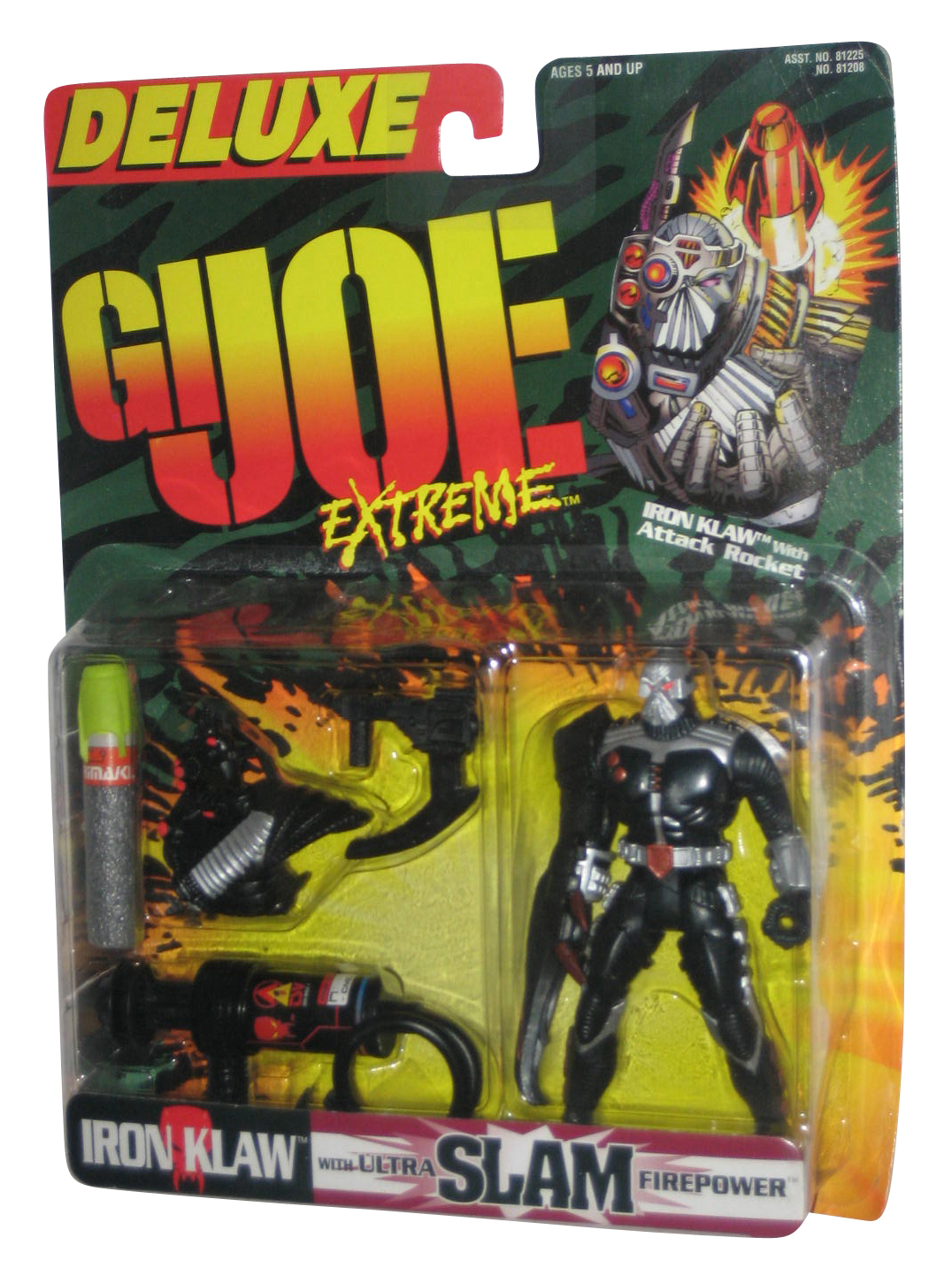 GI Joe Extreme Iron Klaw Action Figure w/ Ultra Slam Firepower