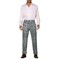 thumbnail image 2 of INSPIRE CHIC Animal Printed Dress Pants for Men's Flat Front Regular Fit Party Trousers Cheetah 34, 2 of 5