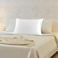 thumbnail image 6 of PiccoCasa 1 Pack 19mm Silk Pillowcase for Hair and Skin with Zipper Queen Snow White, 6 of 8