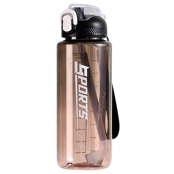 Fitness Cups 1000ml Botella Deportiva A Prueba Fugas BPA para La Oficina Escolar