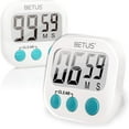 thumbnail image 1 of Betus Digital Kitchen Timer - Big Digits, Simple Operation and Loud Alarm - Magnetic Backing or Table Stand - Stopwatch Count Up and Down for Cooking Baking Sports Games Office, 1 of 7
