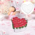 thumbnail image 2 of Jiyike Acrylic Flower Box Heart Shaped Flower Gift Box Preserved Flower Packaging Box, 2 of 10