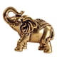 thumbnail image 4 of Figura Feng Shui con forma de trompa de elefante, estatua decorativa de latón con acento de mascota. Afortunado, 4 of 9