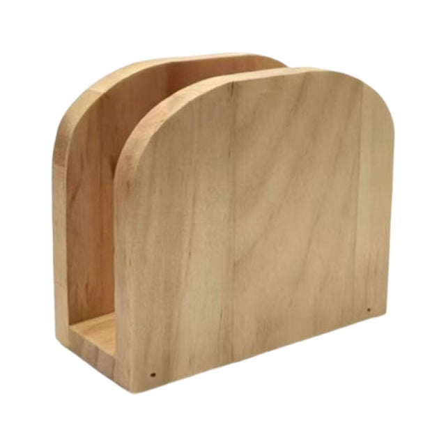 Servilletero de madera estilo granja, dispensador vertical para mesas, restaurantes y cocinas.