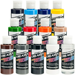 U.S. Art Supply® 12 Color 1oz Transparent AIRBRUSH Paint Set w
