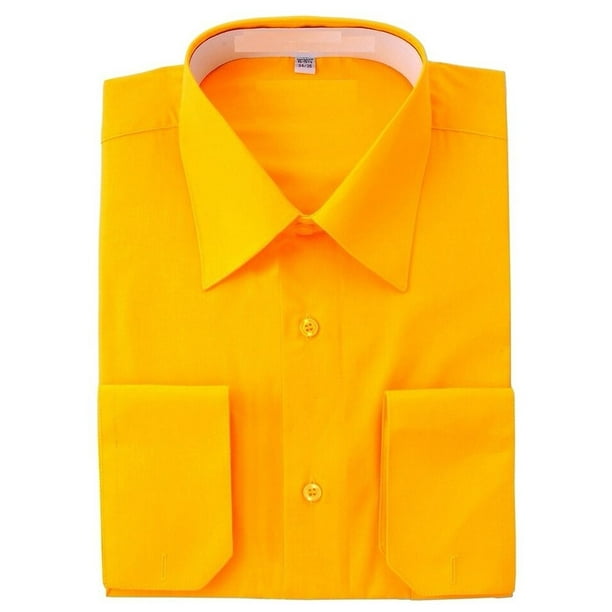 The Men's Shirts The Men's Shirts Regular Fit Solid Colors Dress