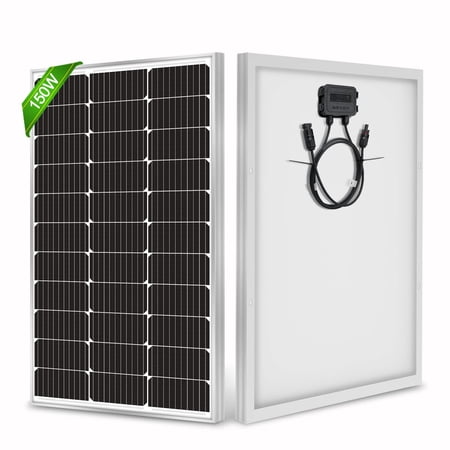 WERCHTAY 150W Monocrystalline Solar Panel for Camping, Boats, RV