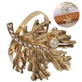 thumbnail image 1 of Coofit Napkin Ring Rhinestone Stainless Steel Napkin Wrap Wedding Decor for Banquet, 1 of 6