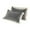 Gray, variant on COM1950s Crystal Velvet Pillowcase,Solid Color Lace,Machine Washable,Hidden Zipper,18.9"X29.1",Pair,for Home Decor
